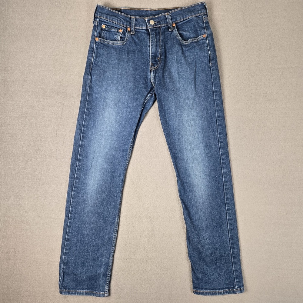 Levis 502 Jeans Mens‎ 30x32 (Fits 30x29) Blue Denim Taper Fit Skater Outdoors